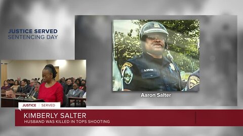 Kimberly Salter, widow of Aaron Salter, gives victim impact statement