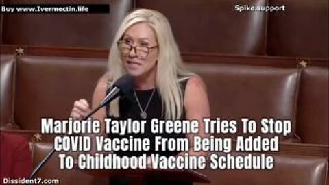 Marjorie Taylor Green Tries To Stop The mRNA Covid Vaccine Being Added to Childhhod Vax Schedule