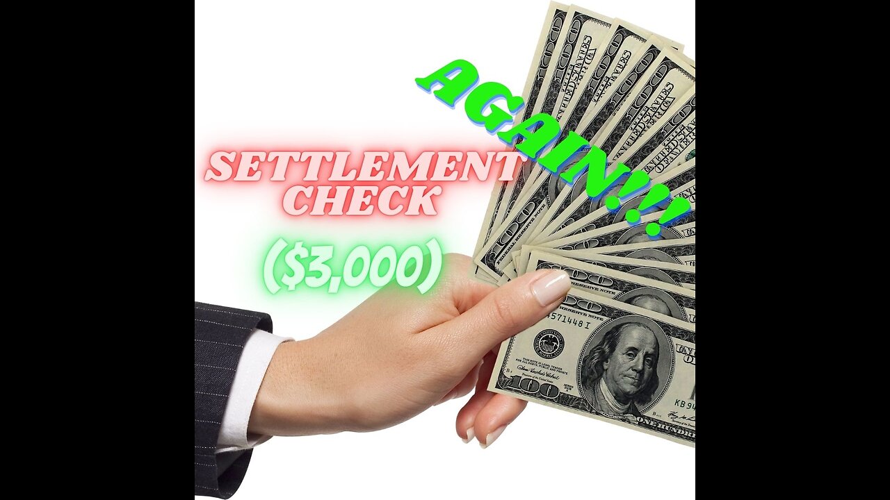 Art of Settlement- Settlement Check ( Another One...Again )