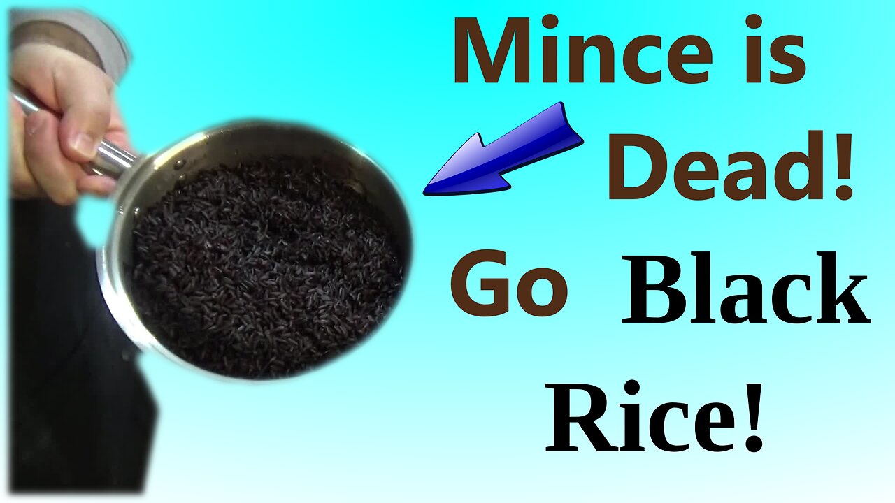 Black Rice "Mince"