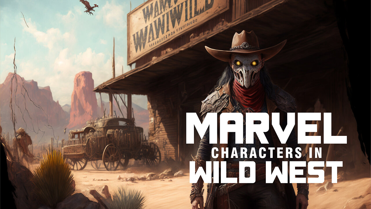The Good, the Bad and the Ugly - Marvel Characters in Wild West | AI Generated