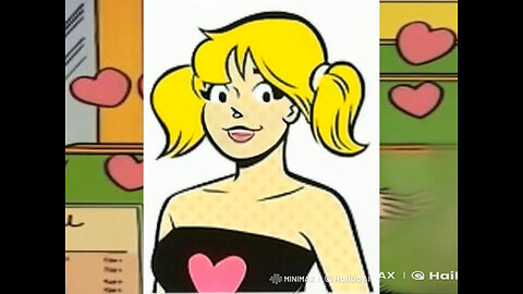 Archies - Betty - Kiss Me - (Bubblerock AI Cartoon - 2024) - HD