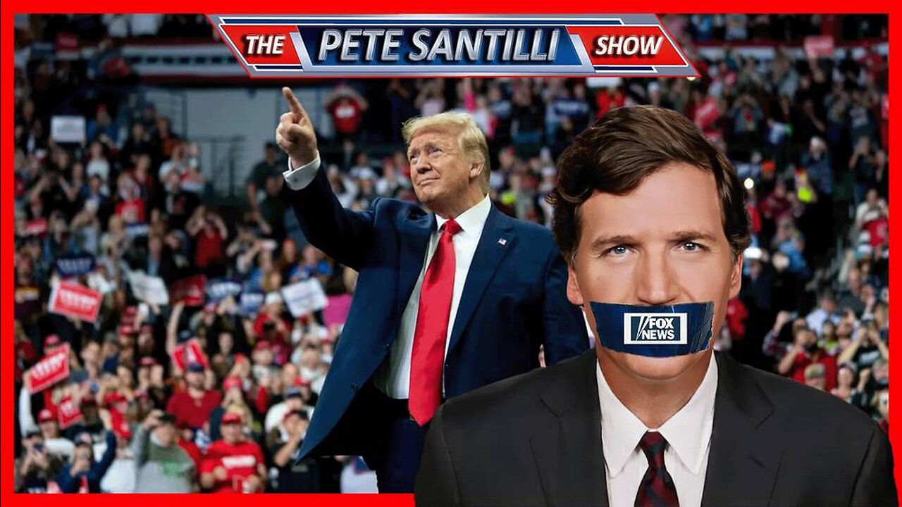 TUCKER CARLSON SILENCED TO KNEECAP TRUMP 2024 RUN