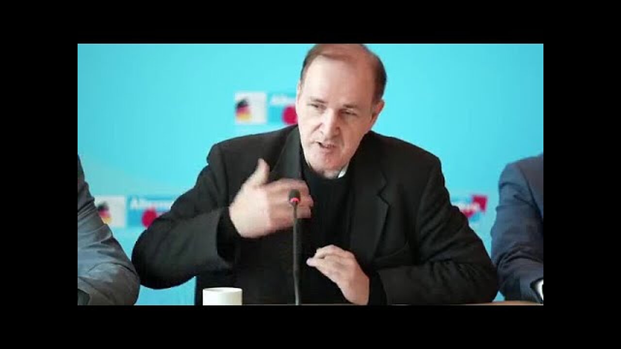 AfD PK. AfD verlangt die Absetzung von Nancy Faeser (SPD). Dr. Gottfried Curio (AfD)