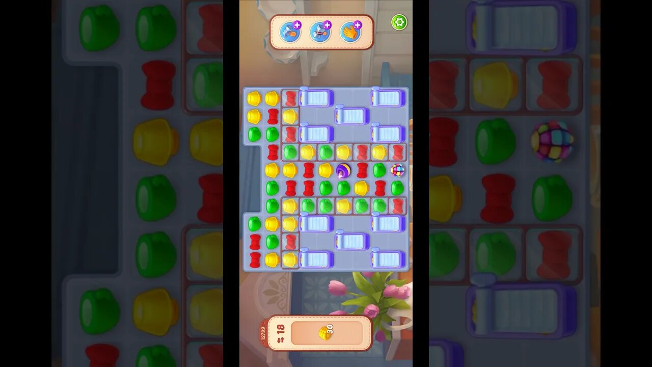 Shorts Playrix Homescapes Gameplay Walkthrough Level 12799-010