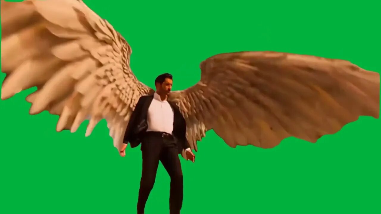 Lucifer tv show final fight wings GREEN SCREEN EFFECTS/ELEMENTS