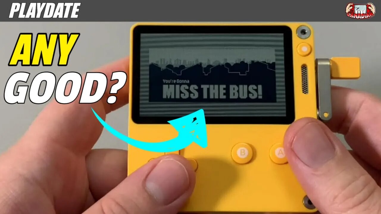 Playdate - You're Gonna Miss the Bus - Gameplay - First Impressions!