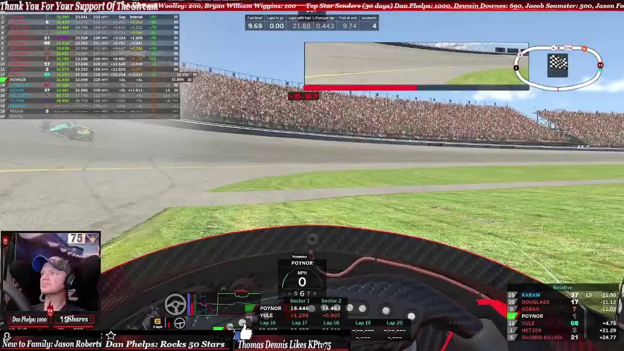 Lets just have some fun! Lets Go NASCAR iRacing! KPtv