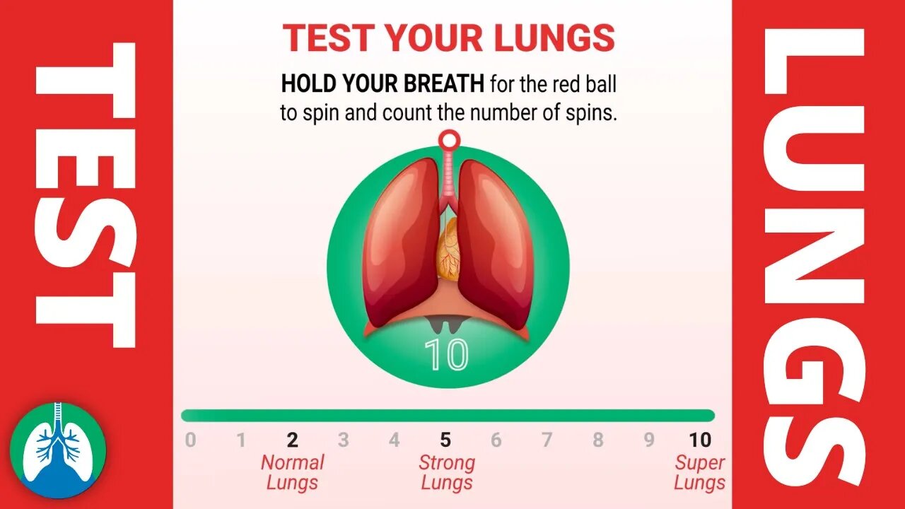 Test Your Lung Capacity | Healthy Lung Test at Home 🫁