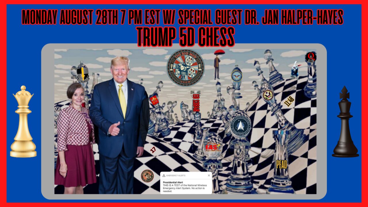 TRUMPS 5D CHESS W DR. JAN HALPER-HAYES HOSTED BY LANCE MIGLIACCIO & GEORGE BALLOUTINE