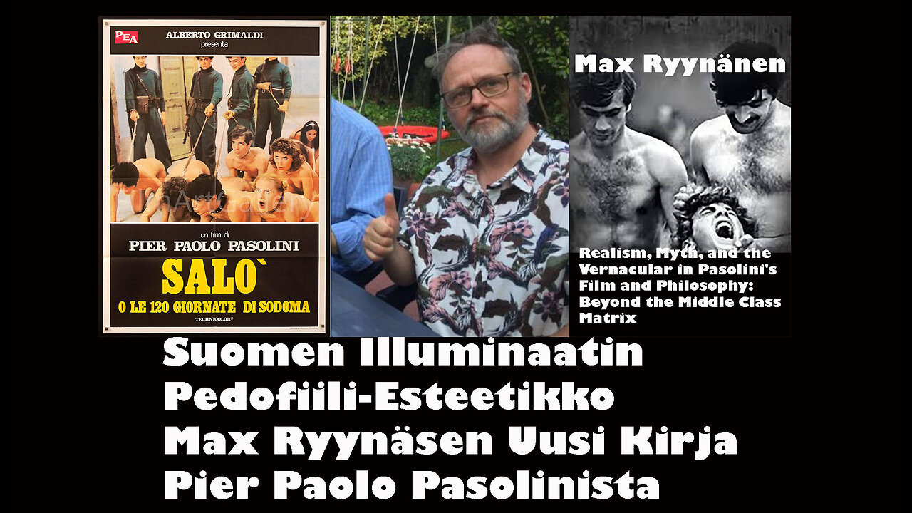 Markus Haikara #46 - Suomen Illuminaatin Pedofiili-Esteetikon Uusi Kirja Pier Paolo Pasolinista