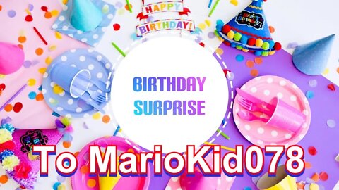 Birthday Surprise For MarioGamerGuru