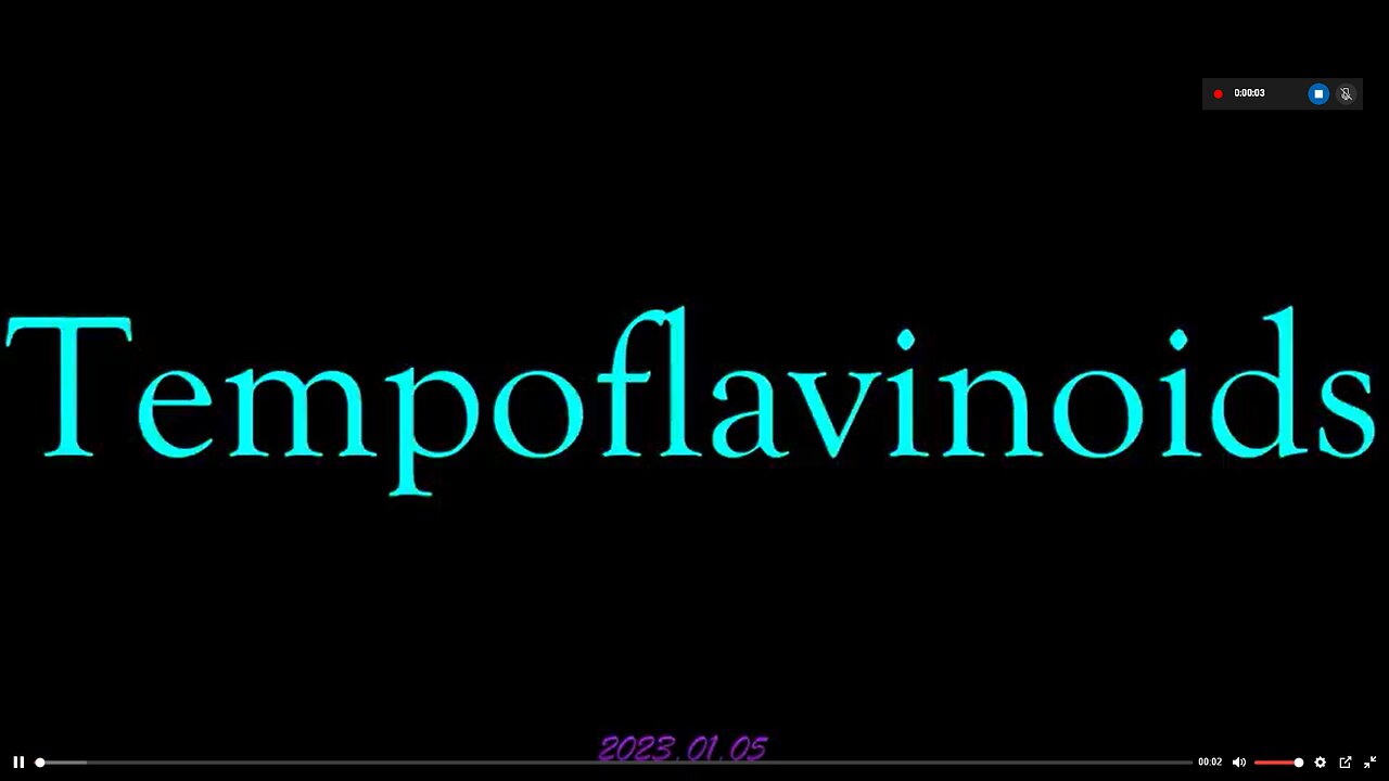 TEMPOFLAVINOIDS "The Flavor of these Times will drive you forward...."- Clif High 1.5.23