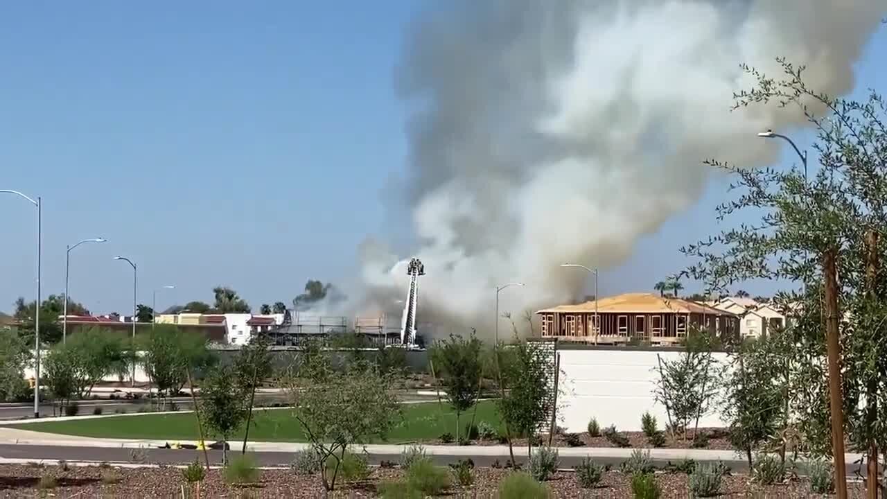 Firefighters battling second-alarm fire near Tatum Blvd. and Bell Road