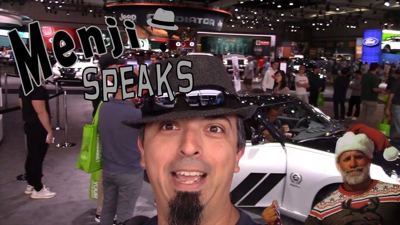 Menji Speaks - The LA Auto Show | New Cars | Classic Cars | Concept Cars!