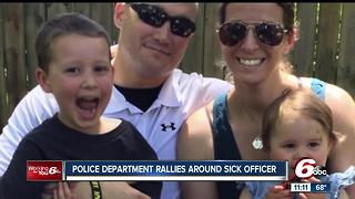 Police department rallies around sick officer