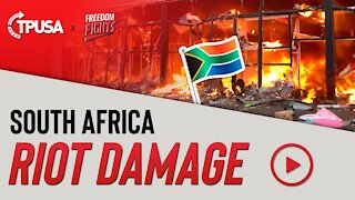 South Africa Riot Damage