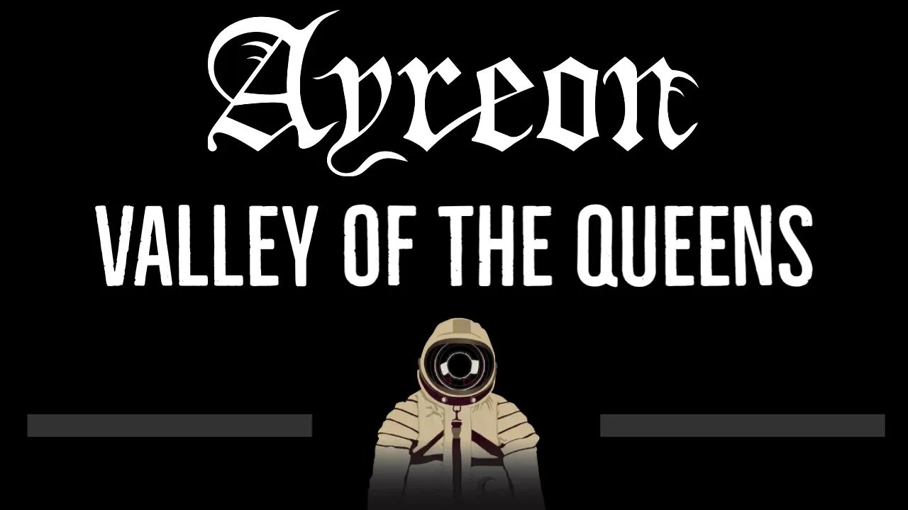 Ayreon • Valley of the Queens (CC) 🎤 [Karaoke] [Instrumental Lyrics]