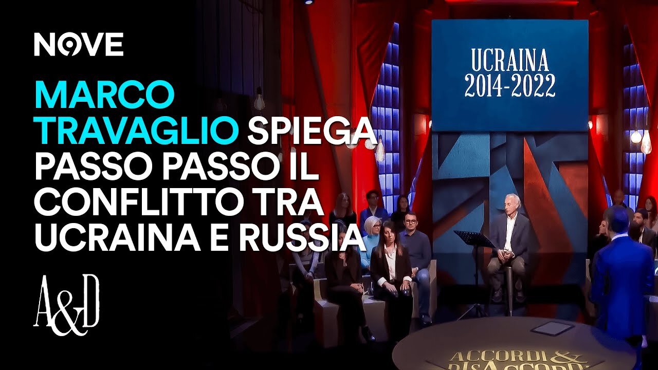 Marco Travaglio in tv spiega passo passo il conflitto tra Ucraina e Russia dall'inizio,dai primi anni del 2000 fino all'invasione della Russia all'Ucraina del 24 febbraio 2022 DOCUMENTARIO poi gli ultimi 3 anni di guerra sono documentati