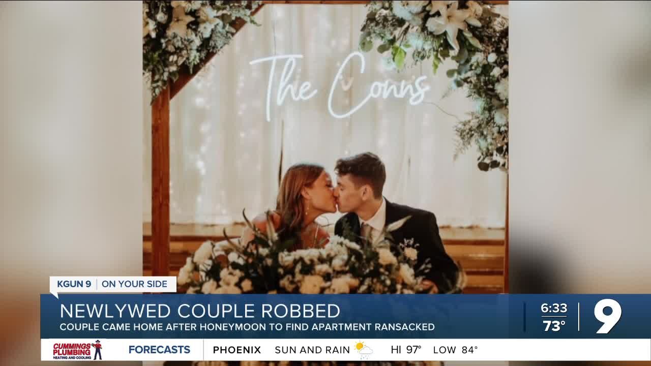 Newlywed Tucson couple robbed while on their honeymoon