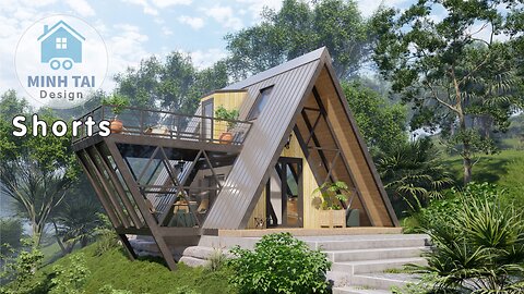 Small House Design Ideas - A Frame House - Minh Tai Design 18 - Shorts