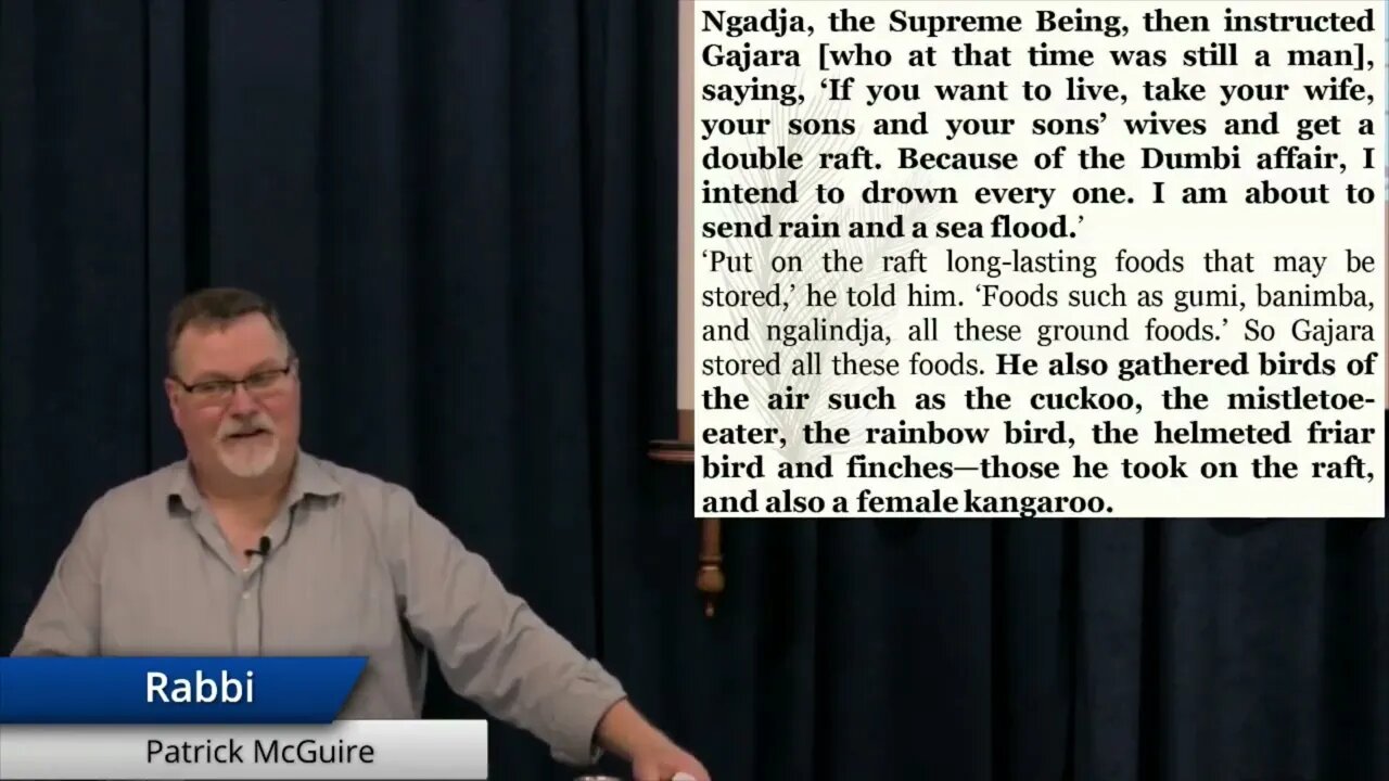 Ancient Aboriginal Flood Legend. One of the many world wide devastating flood occurrences recorded.