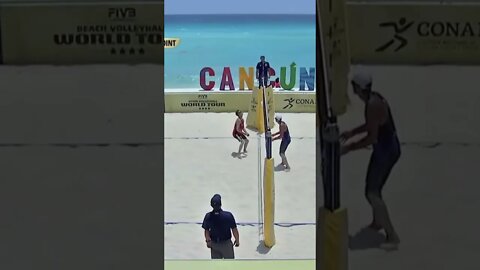 Beach Volleyball Best serve ever🔥