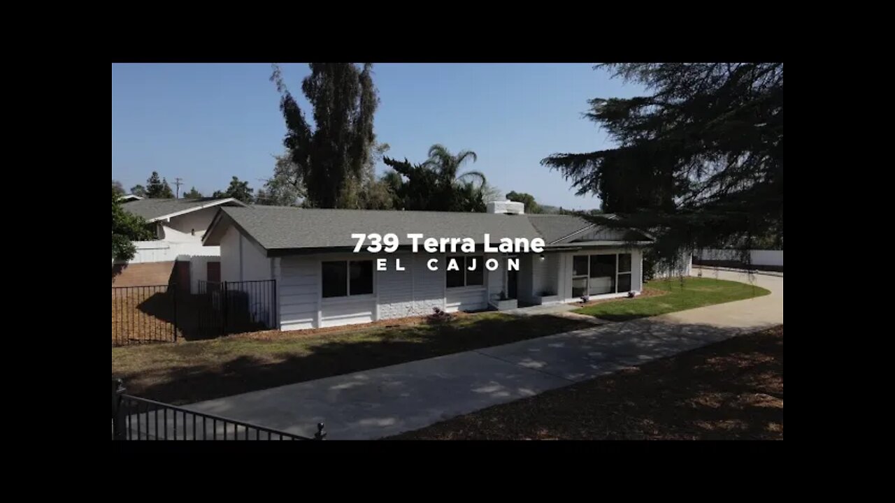 739 Terra Lane in El Cajon!