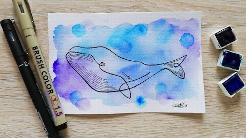Watercolour Whale // Episode 33