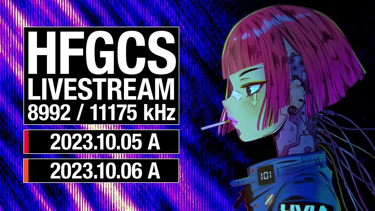 HFGCS Livestream (Emergency Action Messages on 8992 kHz and/or 11175 kHz)