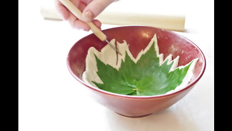 How I Imprint My Clay Bowl In Less Than One Minute