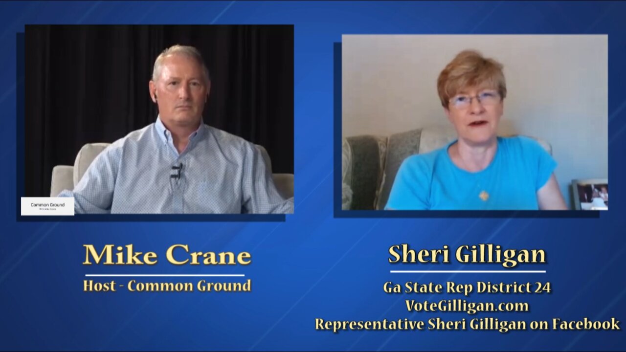 Mike Crane with State Representative Sheri Gilligan -Dist 24 GA