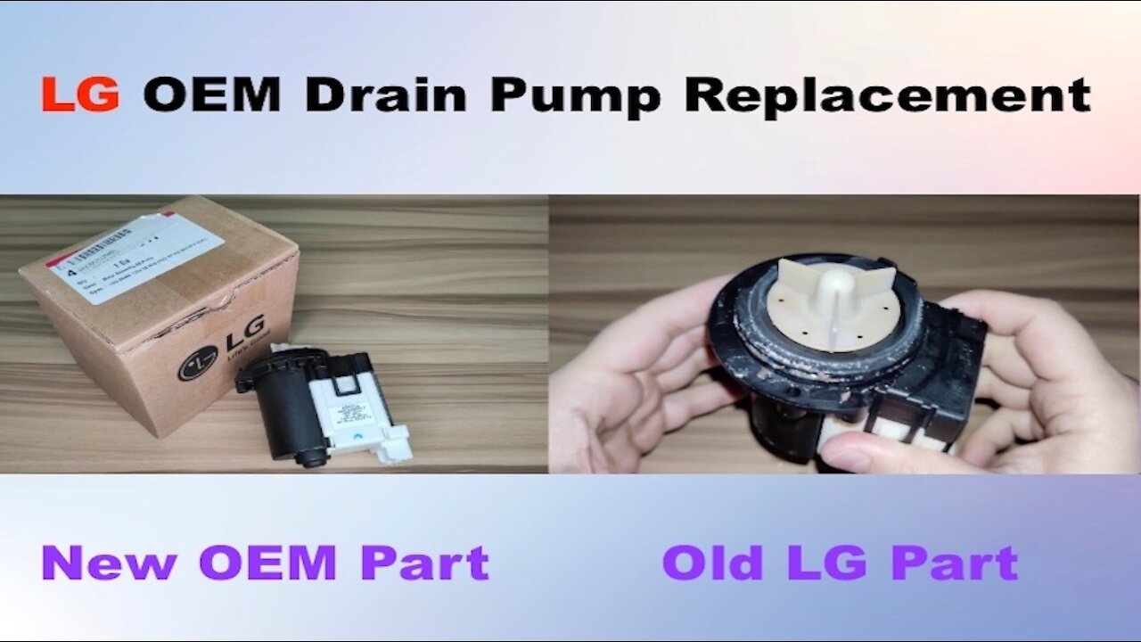 LG Genuine OEM Drain Pump Replacement Review