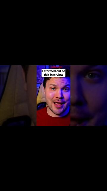 I Stormed Out Of This Interview #shorts