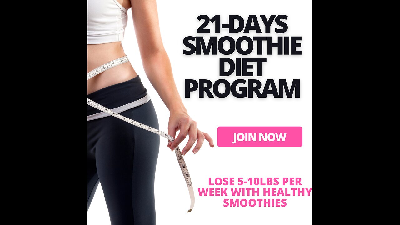 Lose 5-10lbs per week with healthy smoothies