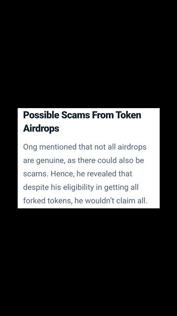 Coingecko Co-Founder Explained That Possible Scams From Token Airdrops #cryptomash #crypto #viral