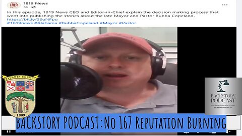 Backstory Podcast No 167 Reputation Burning
