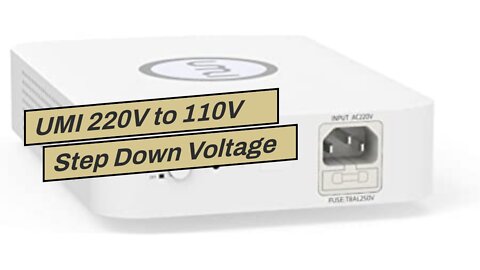 UMI 220V to 110V Step Down Voltage Converter,2000W Stepdown Transformer for US Appliances (Whit...