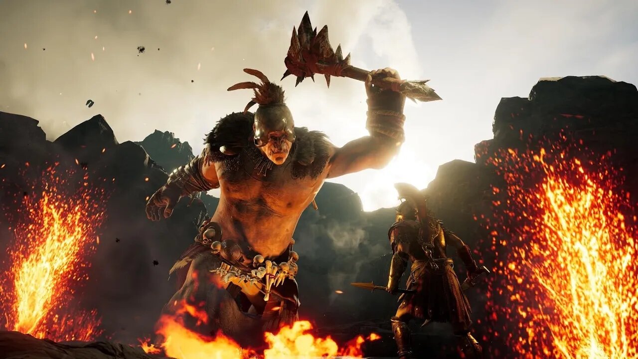 Assassins Creed Odyssey Boss Fight / One Eyed Cyclops / PS5Share