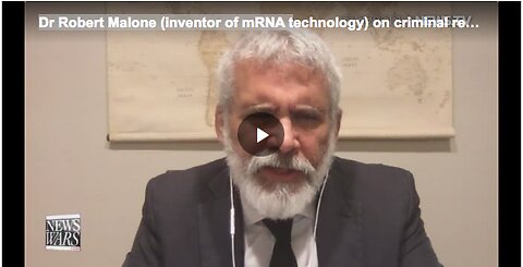 Dr. Robert Malone, the inventor of mRNA technology, talking about Pfizer's long criminal record