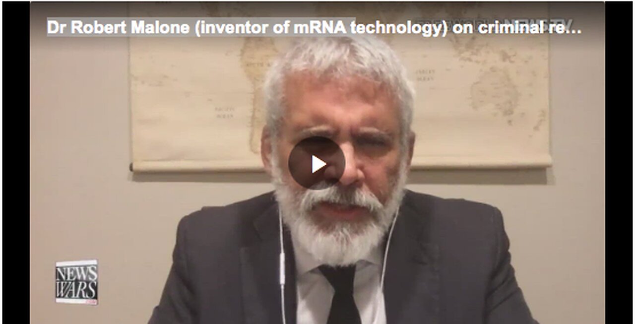 Dr. Robert Malone, the inventor of mRNA technology, talking about Pfizer's long criminal record