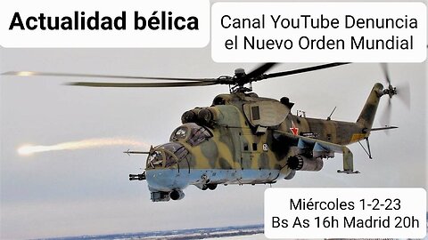 Actualidad Bélica 01.02.23 🇺🇦 Europa podría enviar aviones / 🇦🇿 acusa a 🇮🇷 de ataque terrorista