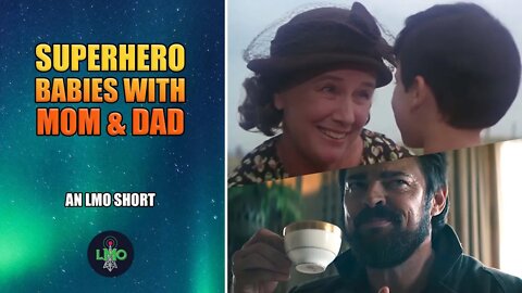 Superhero babies with their moms vs their dads