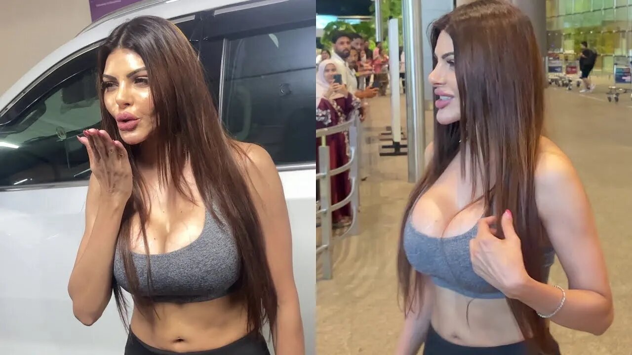 Sherlyn Chopra का Airport पर Paps के साथ Romance, Users बोले- अगर ऐसा कोई लड़का करता तो...! 💖📸