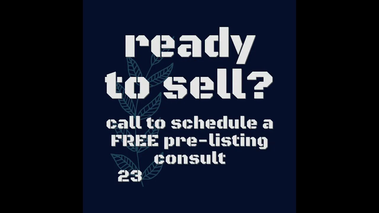 ready to sell?