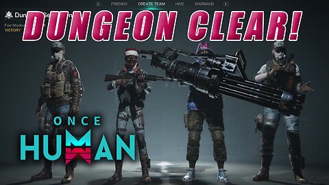 Teamed up with randoms to fight Foul Shadowhunter | ONCE HUMAN PC Gameplay