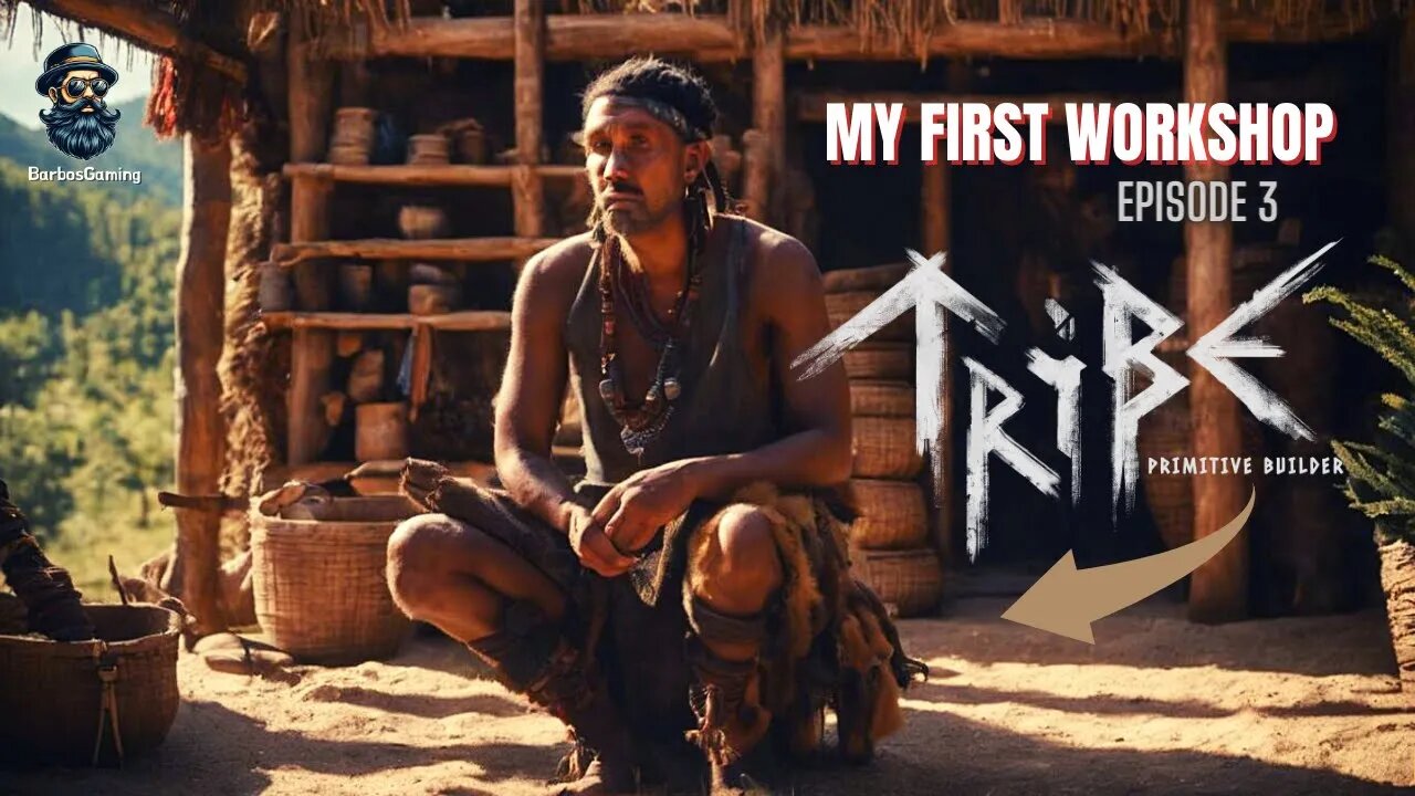 Tribe: Primitive Builder gameplay My New Workshop | Walkthrough Ep. 3