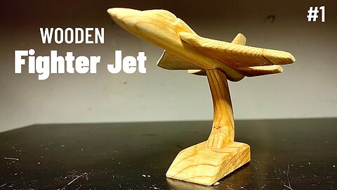 Woodcraft - How to make Scale model wooden Fighter Jet- ASMR, DIY Fighter Jet - Woodcraft Wizard