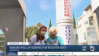 Seniors roll up sleeves for booster shot