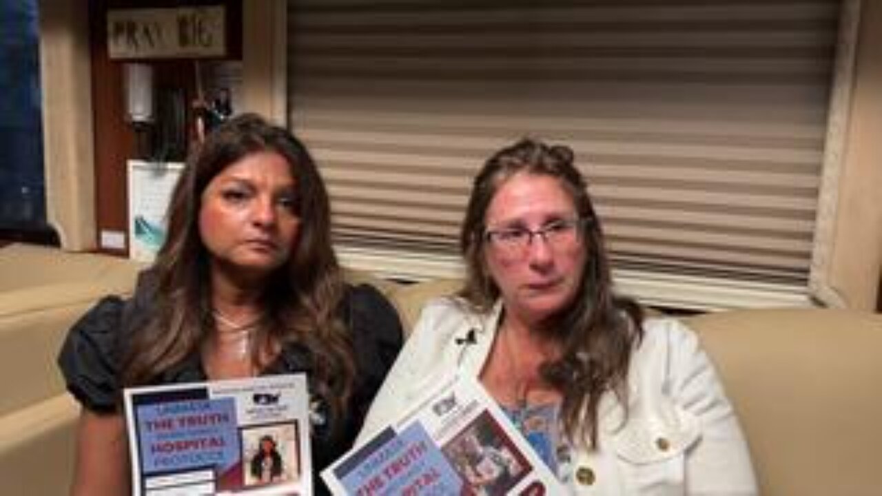 Mothers for Justice (both of their children were killed by hospital COVID-19 protocols)